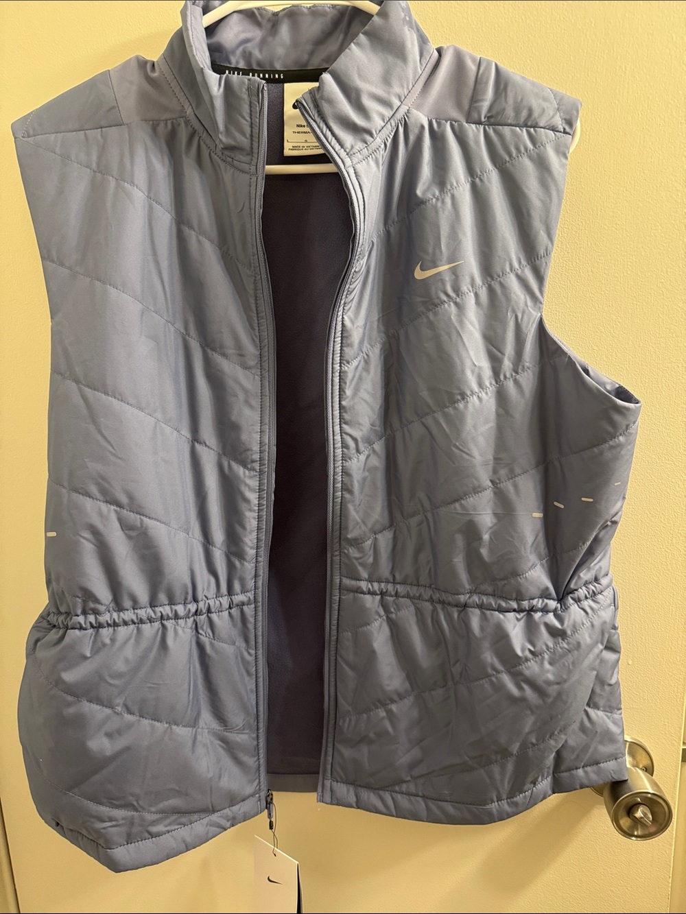 Nike Women's Slate Blue Quilted  Vest